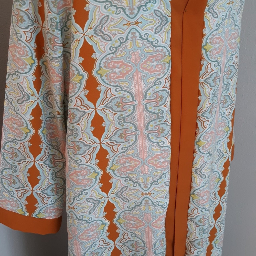 Abaya cardigan with beautiful pattern - Picture 3 of 4